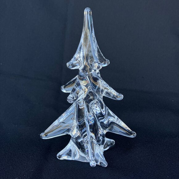 Toscany Crystal 8” Christmas Twisted Tree - Picture 3 of 12